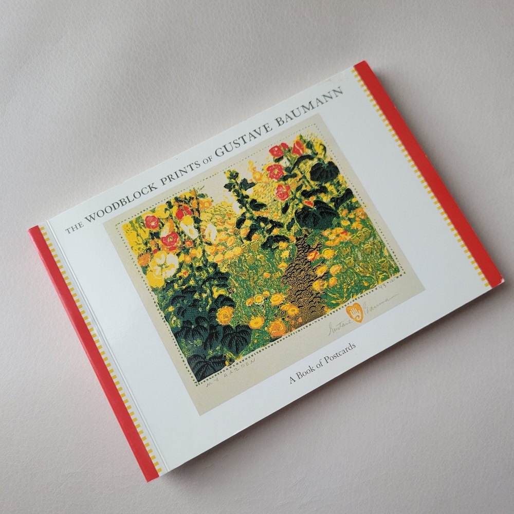 Gustave Baumann Postcard Book ~ Woodblock Prints 30 Postcards ~ Landscape Art
